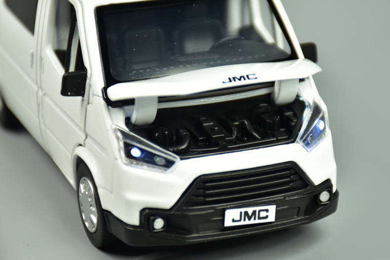 江铃轻卡汽车模型原厂江铃特顺福特全顺jmc商务车面包车汽车合金声光