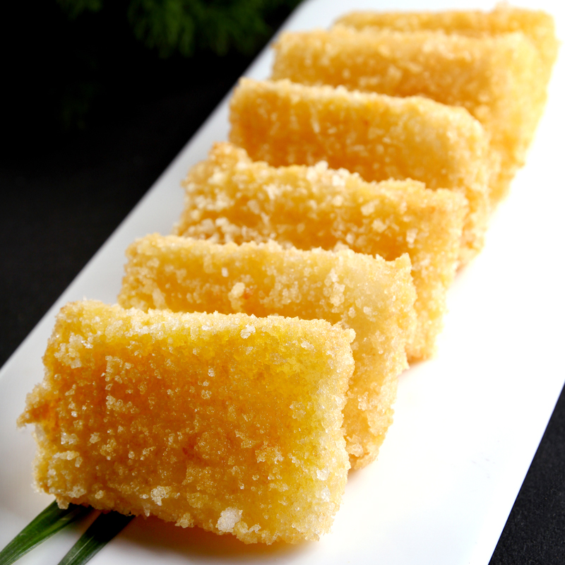 手工糍粑900g装 块状手工糯米糍粑小吃 红糖浆黄豆粉【图片 价格 品牌