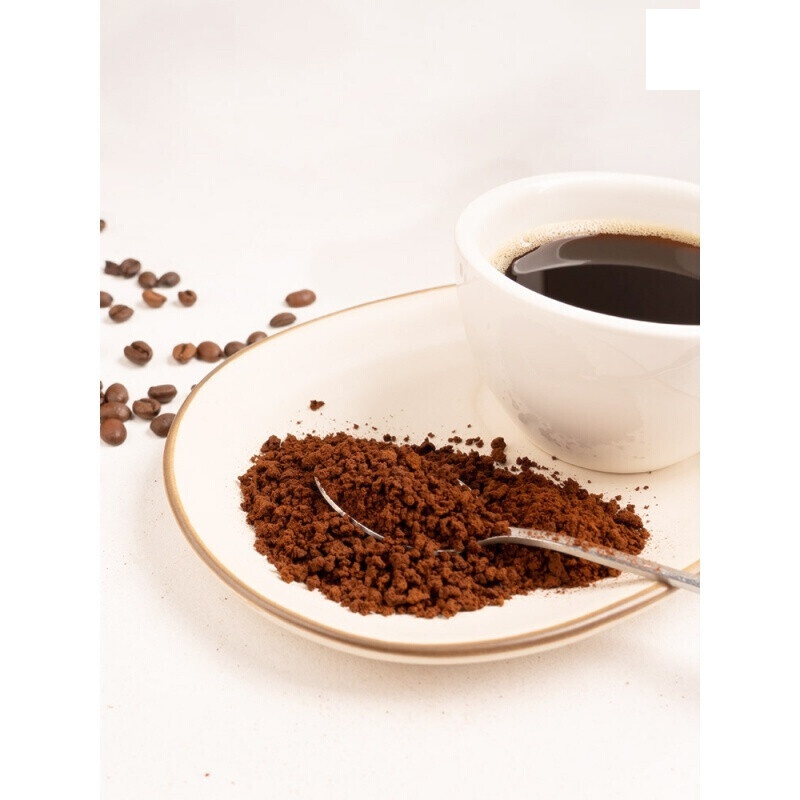 黑咖啡粉罐装速溶原味三合一桶装美式500g巢雀醇品500g罐装咖啡伴侣