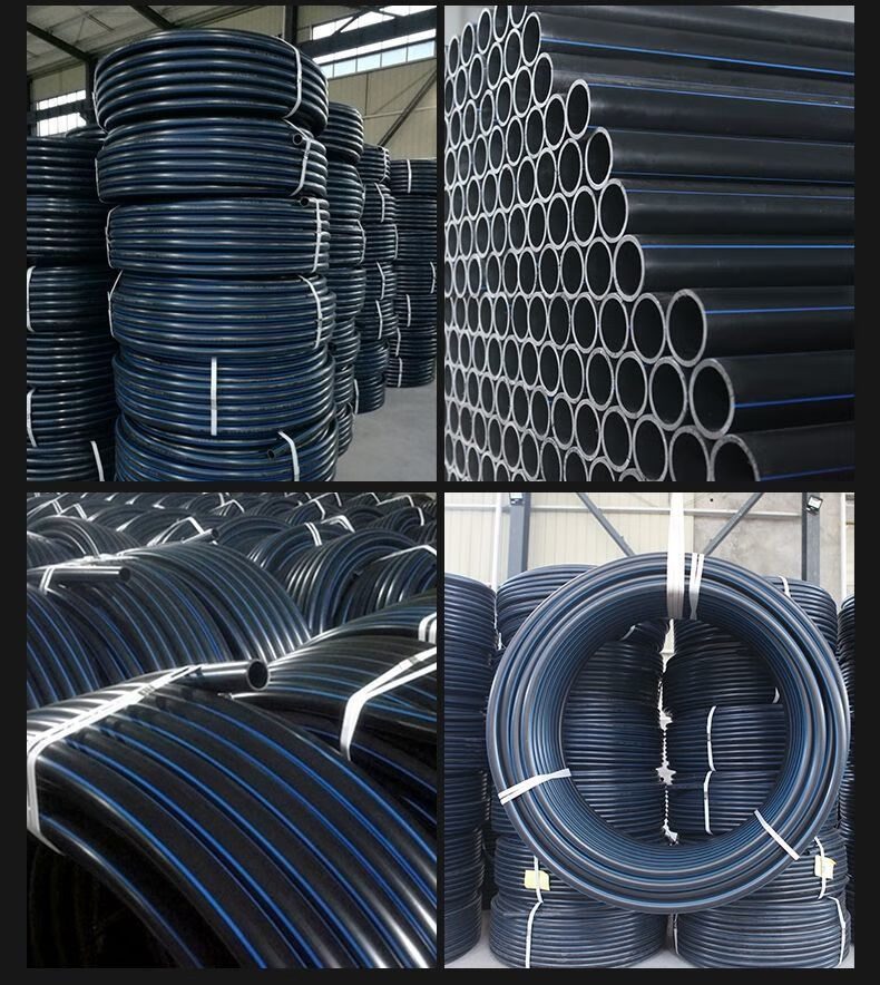 pe水管热熔自来水管三四六分防冻塑料黑硬管子4030国标寸2100米