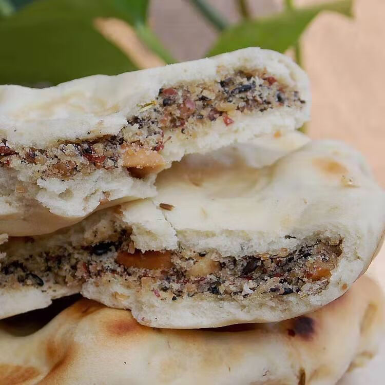 5折手工夹心坨坨馍陕西大荔手工特产胖嫂夹心饼早餐旦旦饼坨坨馍锅盔