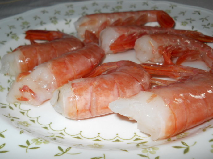 21年5月到阿根廷红虾无头去头红虾尾c1新鲜冷冻海捕大虾 2000g 8-12cm