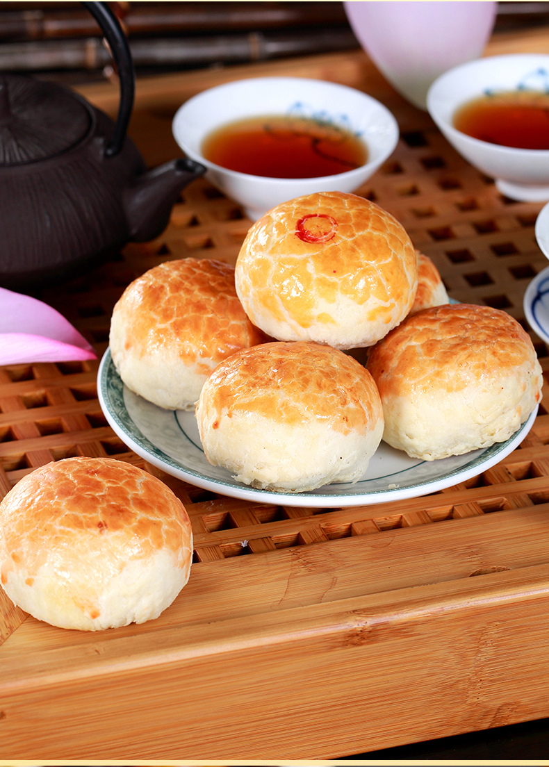 广东特产喜万年年嫁女饼中式糕点传统手工喜饼寻味顺德广东嫁娶结婚伍