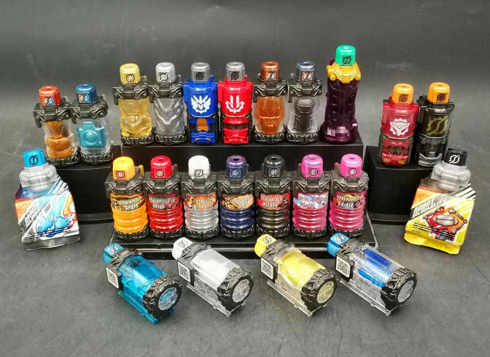 假面骑士果冻龙(dx满瓶)a 万代 假面骑士build 鳄霸 果冻龙 进化龙兔