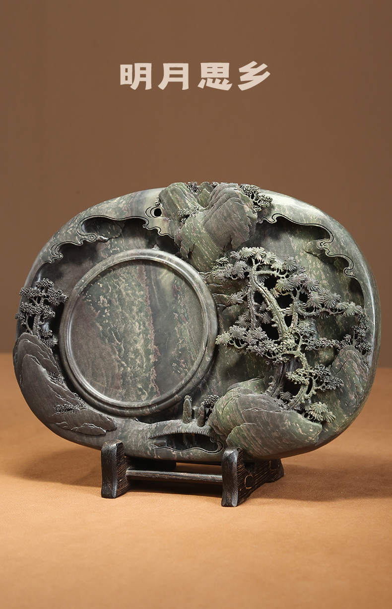 2022新款端溪砚师傅 孤品手工砚台非物质文化遗产肇庆端砚天然原石文