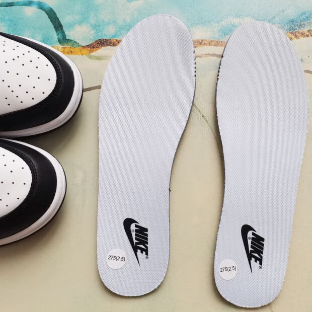 适配耐克dunksb鞋垫黑白熊猫ow联名冰雪奇缘airzoon气垫板鞋防震灰色