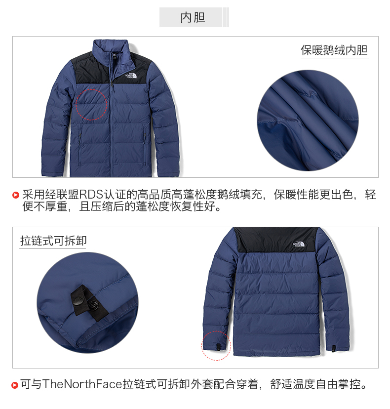 经典款 Thenorthface北面三合一外套男户外防水秋冬上新4u7l 6u8 蓝色s 图片价格品牌报价 京东 经典款 Thenorthface北面三合一外套男户外防水秋冬上新4u7l 6u8 蓝色s 图片价格品牌报价 京东