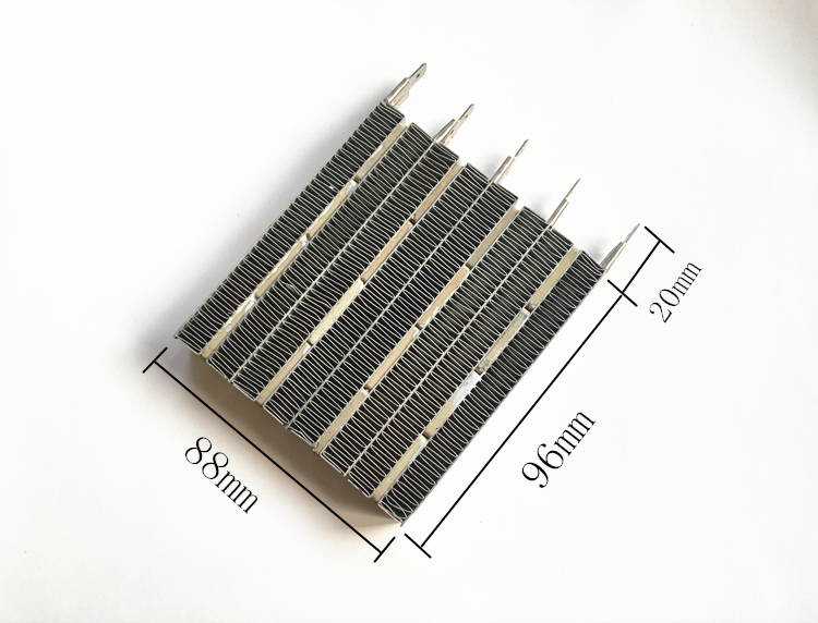 暖风机加热器ptc陶瓷发热片取暖器浴霸干衣机电热器恒温长96mm宽88mm