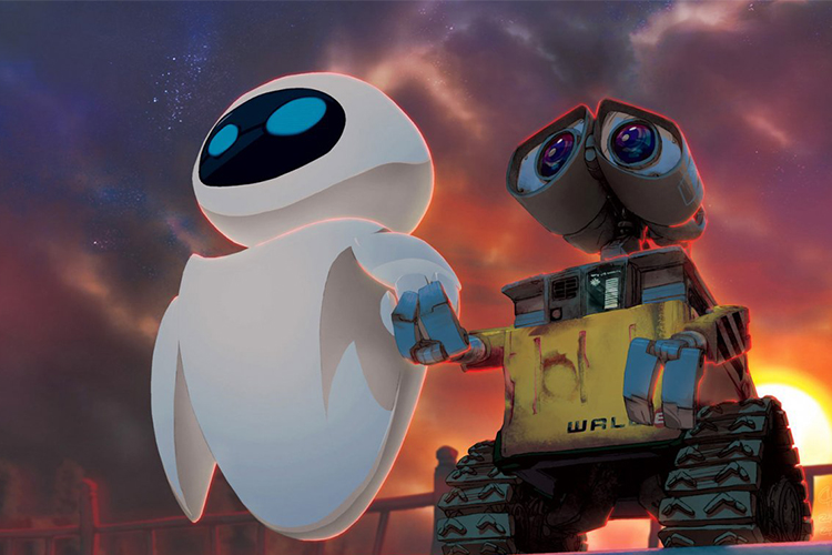 儿童玩具wall-e瓦力伊娃机器人总动员情侣玩偶关节可动盒装 瓦力和