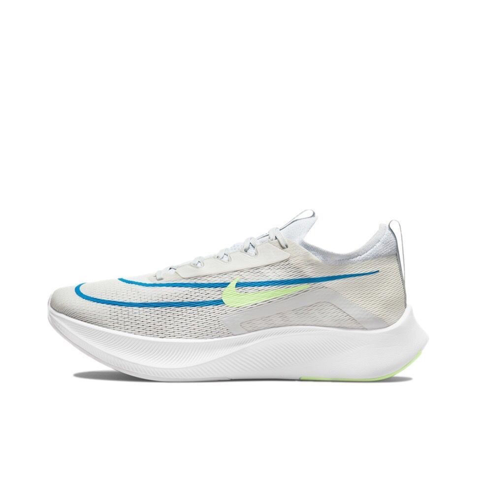 莆田纯原全掌碳板男子跑步鞋zoomfly4荧光黄橙减震透气运动跑步鞋男款