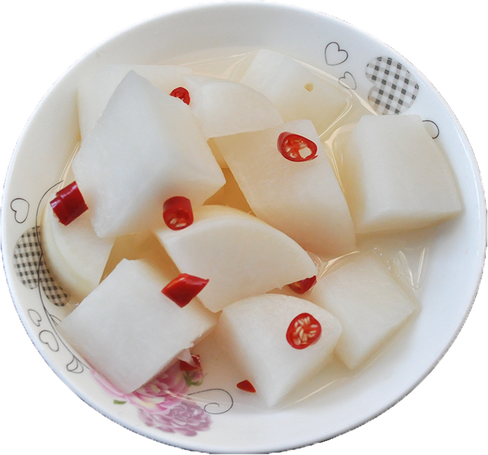 【萝卜酸】广西特产瓶装泡萝卜块腌制白萝卜头片酸料农家泡菜酸嘢