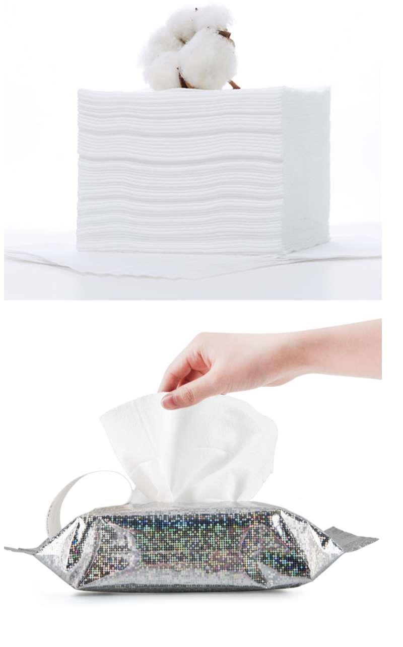 绿叶爱生活卡丽施卸妆柔湿巾80p清爽卸妆湿纸巾洁面无残留6包60片10片