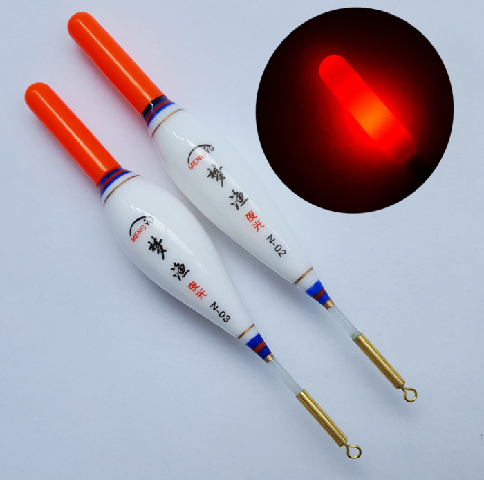 立式电子矶钓阿波漂夜光矶钓漂海竿电子漂夜光漂夜钓浮漂日夜两用铜脚