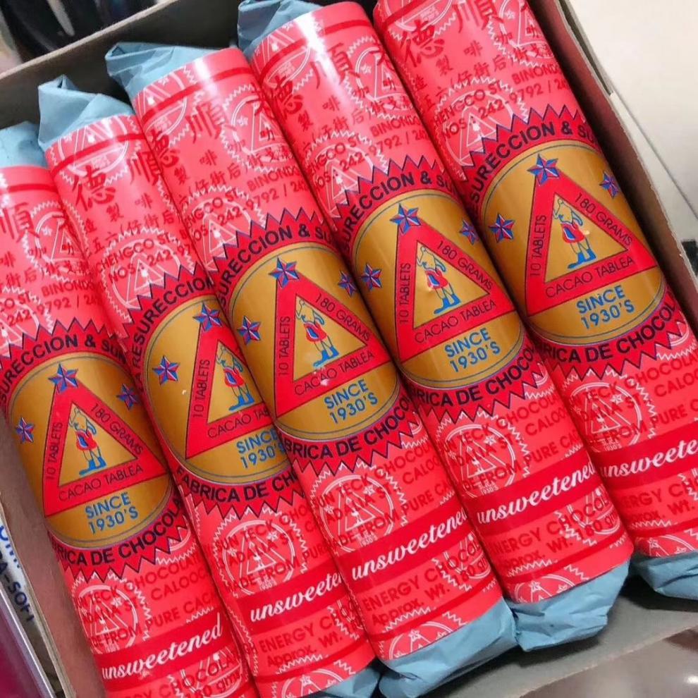 老顺德朱古力菲律宾朱古力月子朱古力一盒10条香浓朱古力五只装