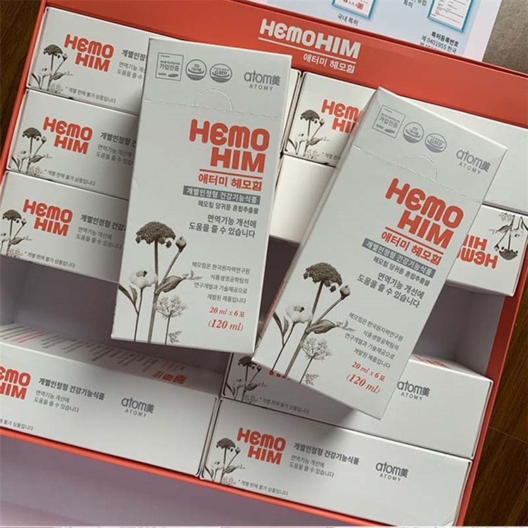 韩国艾多美焕力饮atom美当归蜂蜜饮hemohim60提免疫 国内现货刮码