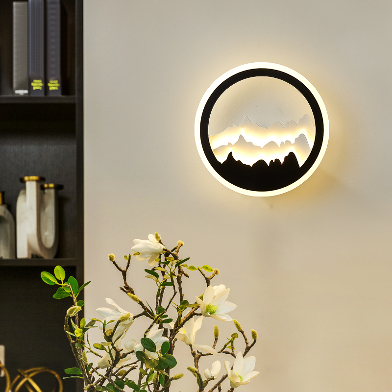 卧室壁灯北欧床头挂灯客厅电视背景墙过道入户楼梯个性简约墙壁灯yx