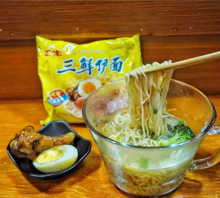 5折dj优选三鲜伊面老式整箱华丰方便面经典老味道怀旧80后鲜香鸡汤味