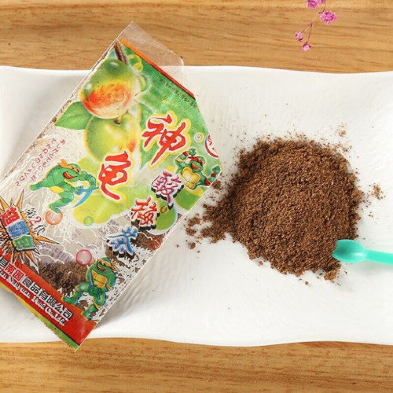 忍者神龟酸梅粉 忍者神龟酸梅茶汤小包装酸梅粉带勺子酸甜粉即食粉