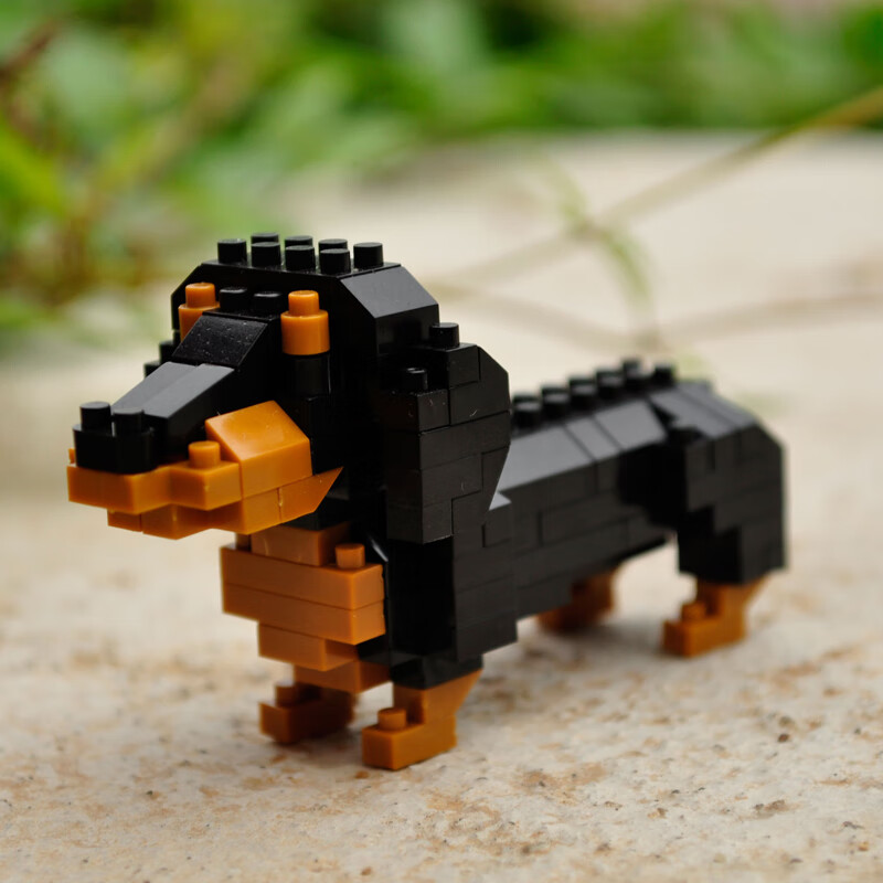 兼容乐高微小颗粒拼插积木拼装迷你动物狗狗宠物男孩子力玩具拼图