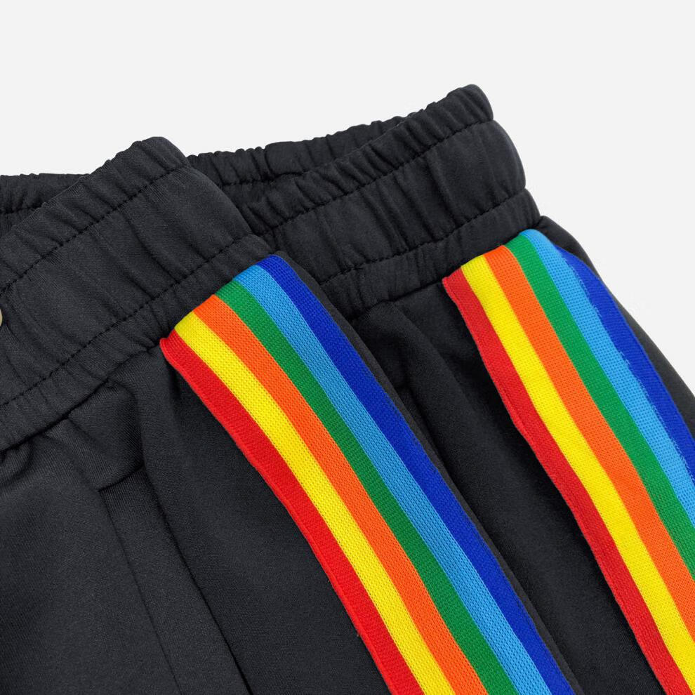 palm棕榈天使angels彩虹裤男女侧边拉链条纹长裤子断头熊高街fo百搭