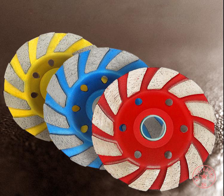 加厚金刚石碗磨片磨盘角磨机打磨片大理石材水泥混凝土地坪磨轮碗磨