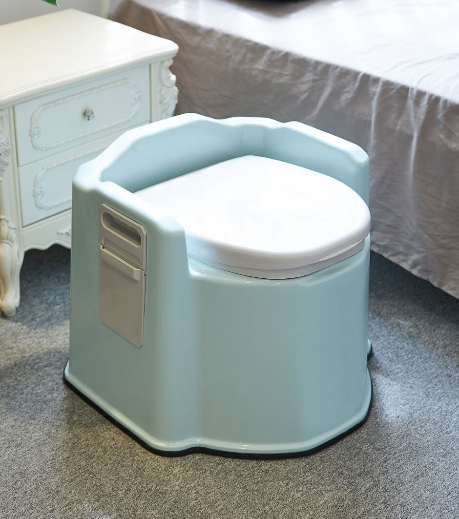 鱼跃(yuwell)同款便携式马桶坐便器坐便椅室内冲洗老人可移动马桶坐