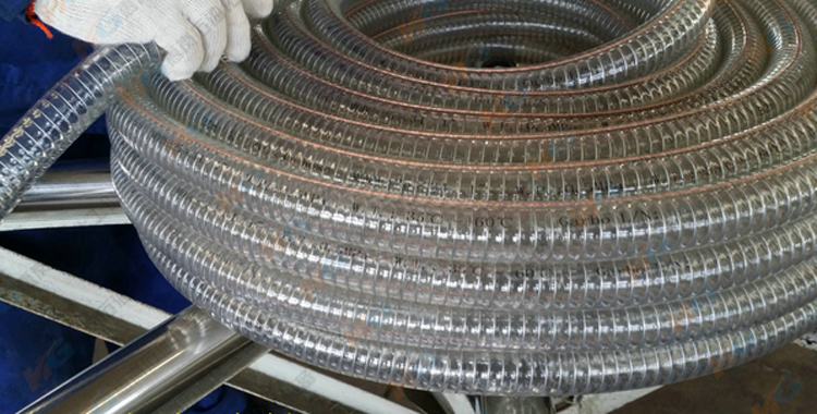 油罐车透明卸油软管胶管1234寸高压耐寒耐油钢丝编制卸油管内径50外径