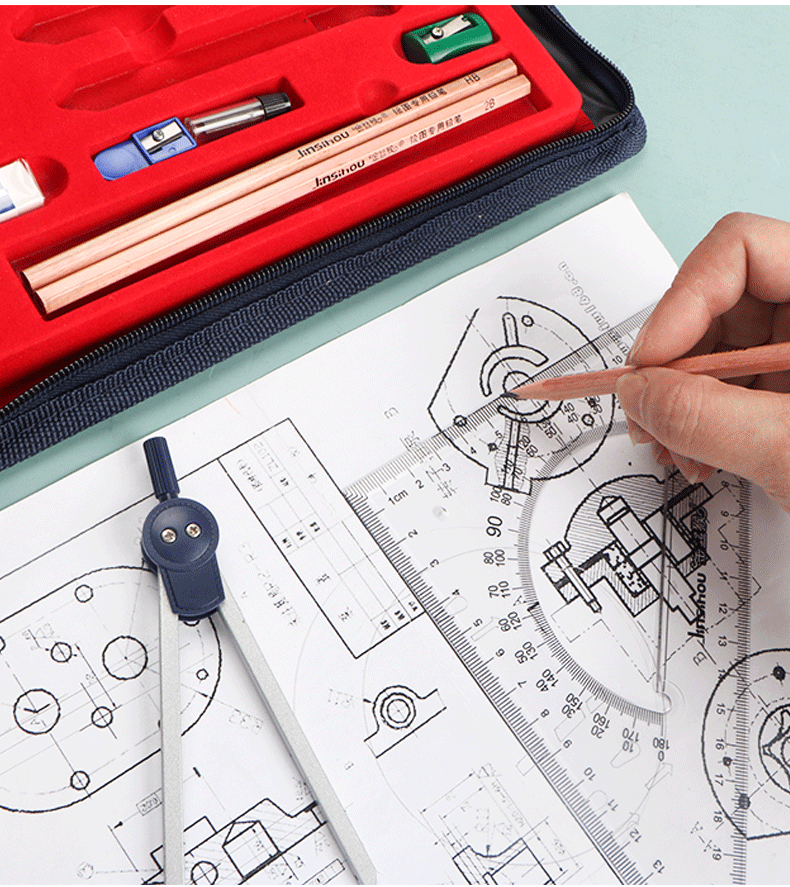工程制图绘图工具包工图绘图工具做作图画图工科建筑土木工程机械识图