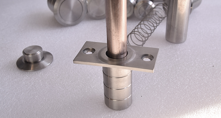 304不锈钢地插销孔塞防尘盖防沙盖筒防尘器暗装插销孔插销器加厚 12mm