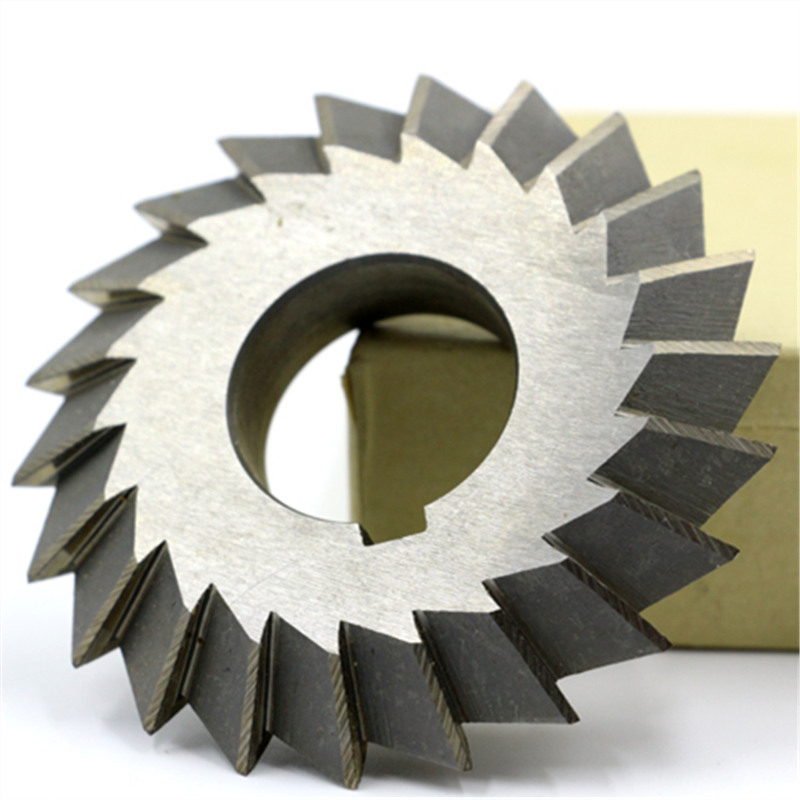 高速钢双角铣刀角度铣刀v型槽铣刀30度45度90度60度非标成型铣刀75x