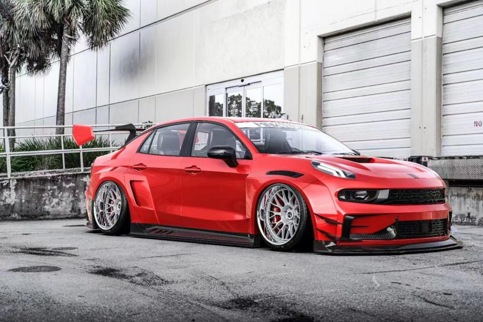 领克03前铲尾翼套件领克03宽体包围前后杠后唇侧裙琦栗 树脂宽体全套