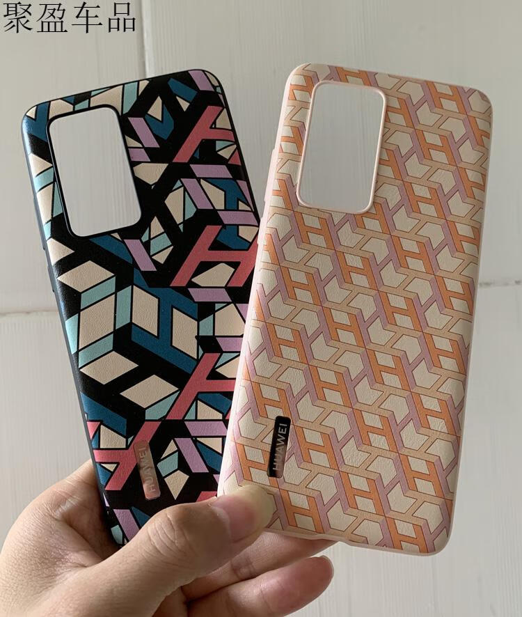 适用华为p40手机壳p40pro皮革手机保护套防摔字母monogram系列5g p40