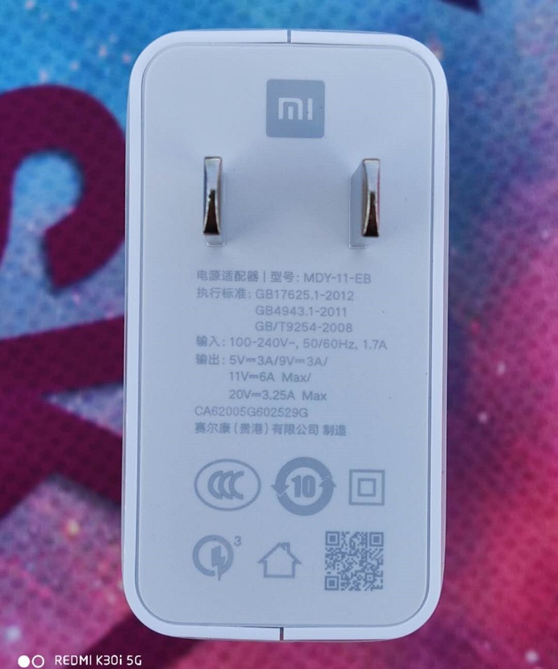 小米10pro原装65w极速充电器大功率笔记本电脑小米手机充电器 小米65w