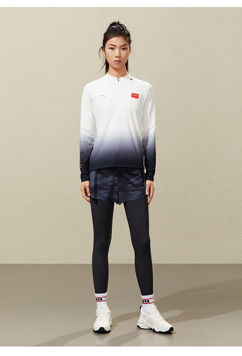 安踏(anta) 长袖外套新款teamchn系列致敬2022女子长袖针织衫官方旗舰