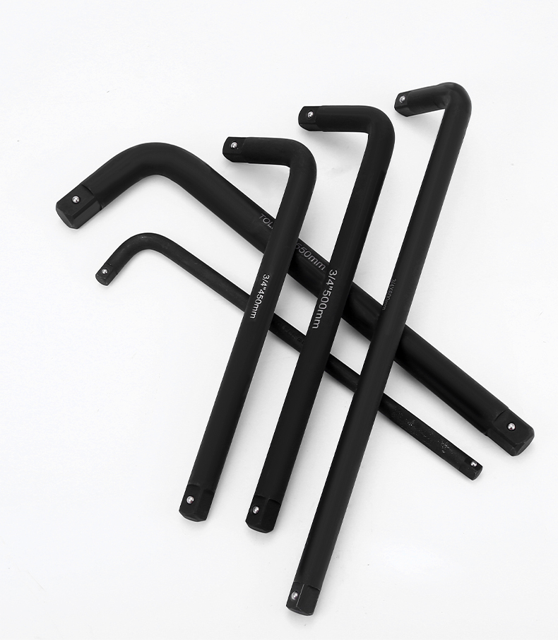 重型l型套筒扳手弯杆板手风炮3/4加力杆1/2加长杆4分接杆汽修工具 1寸