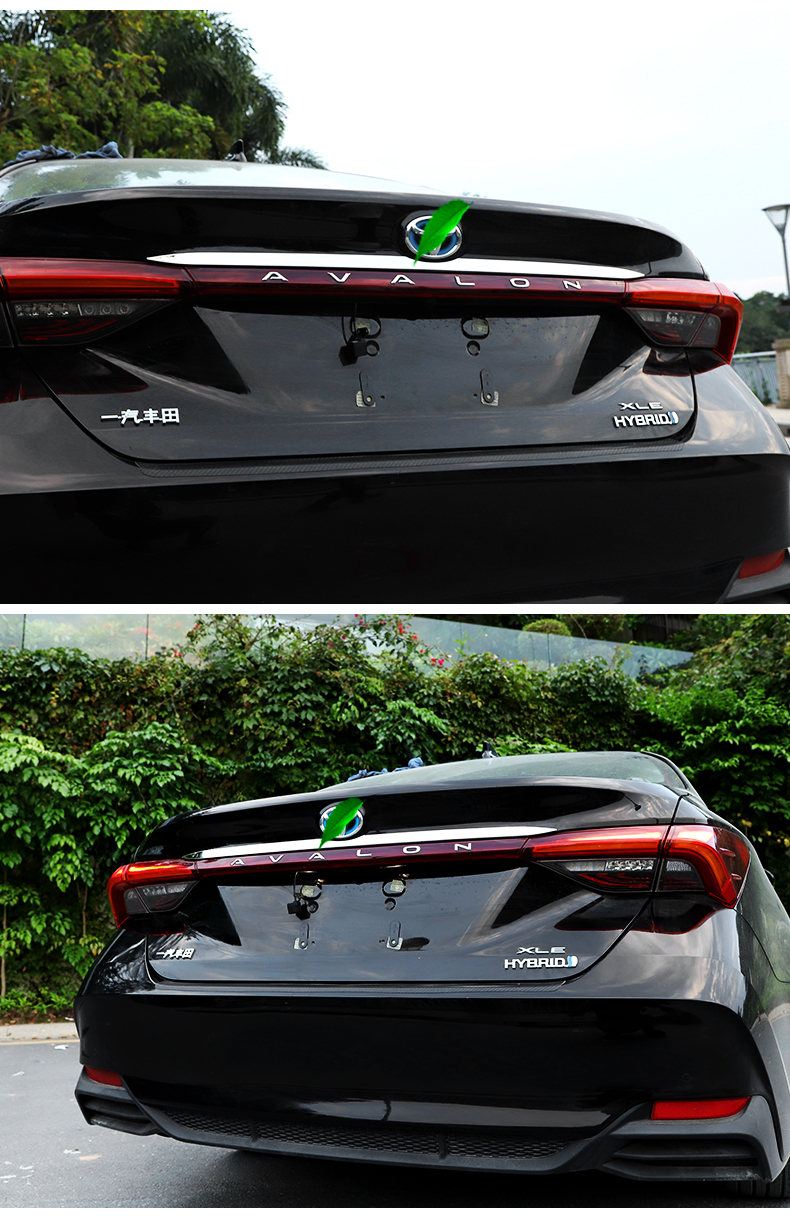 适用19-21款丰田亚洲龙后杠亮条后防撞杠不锈钢装饰条亚洲龙改装 亚洲