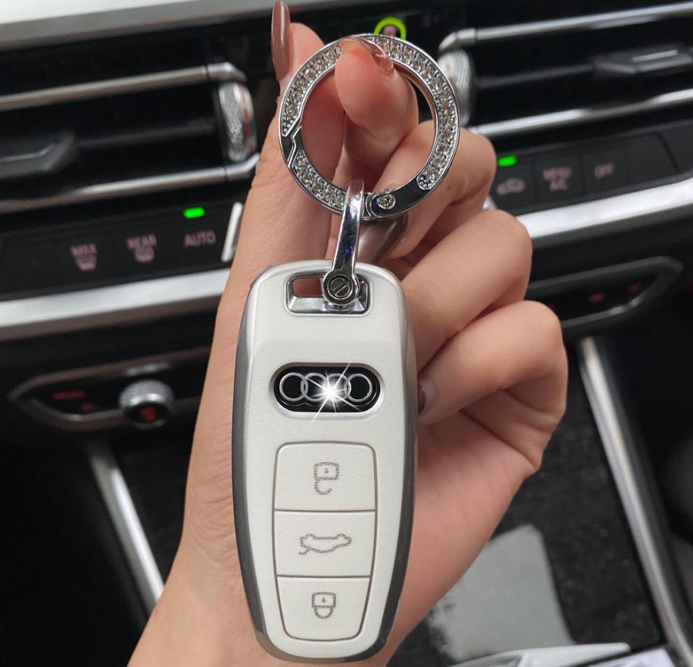 奥迪a4l钥匙套a6l包a5/a3/q5l/q2l扣q3车保护壳a7q7a8女款 奥迪d款