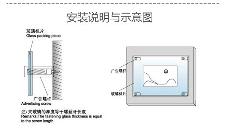 镜钉安装图图片