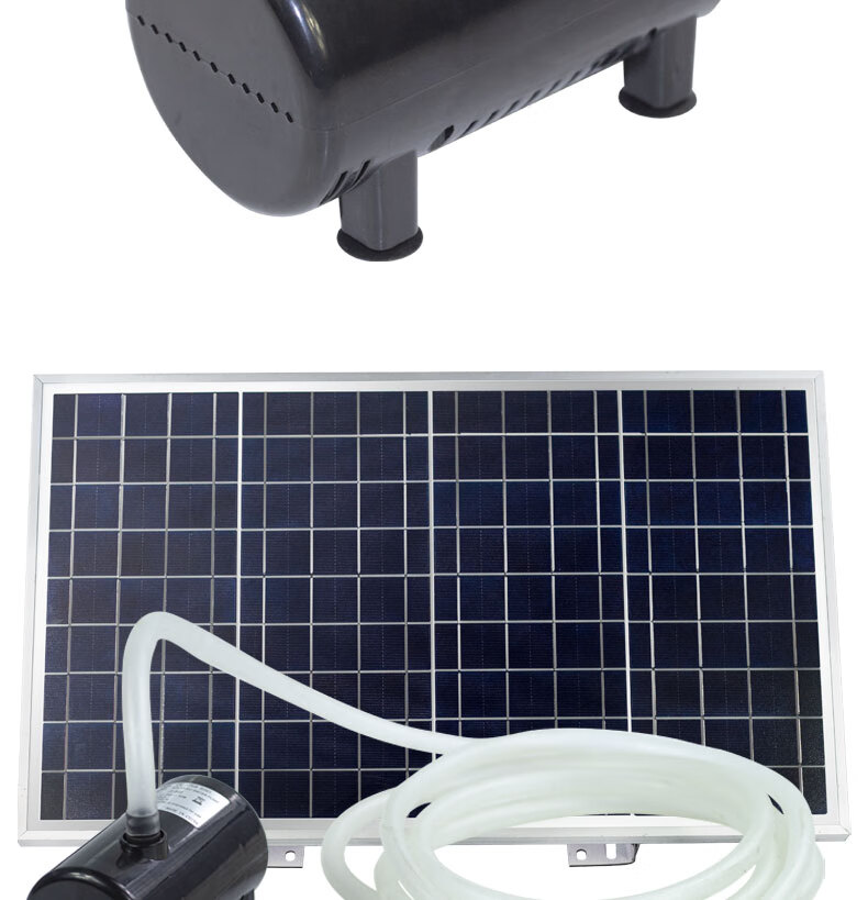 太阳能水泵鱼池户外水循环泵12v假山流水瀑布过滤用喷泉用抽水泵 升级