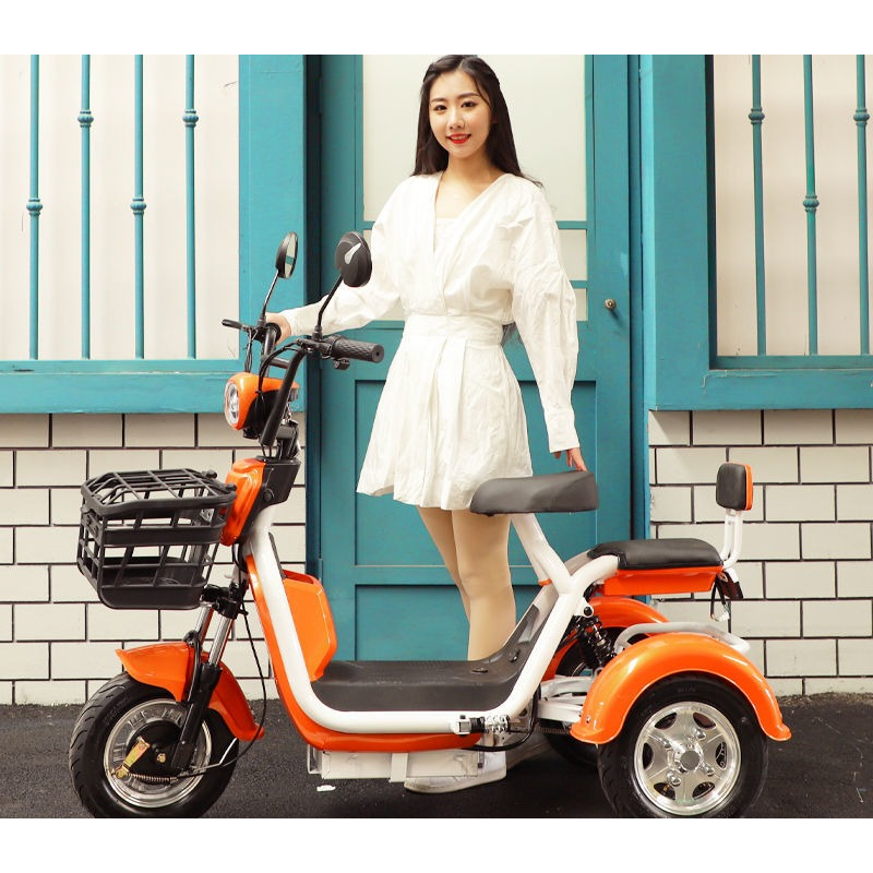 雅迪电动车电动三轮车小型代步车人休闲车双成人同款迷你女士家用买菜