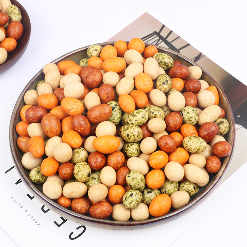 香酥脆多彩鱼皮花生1斤*1大罐(净重500g)【图片 价格 品牌 报价】