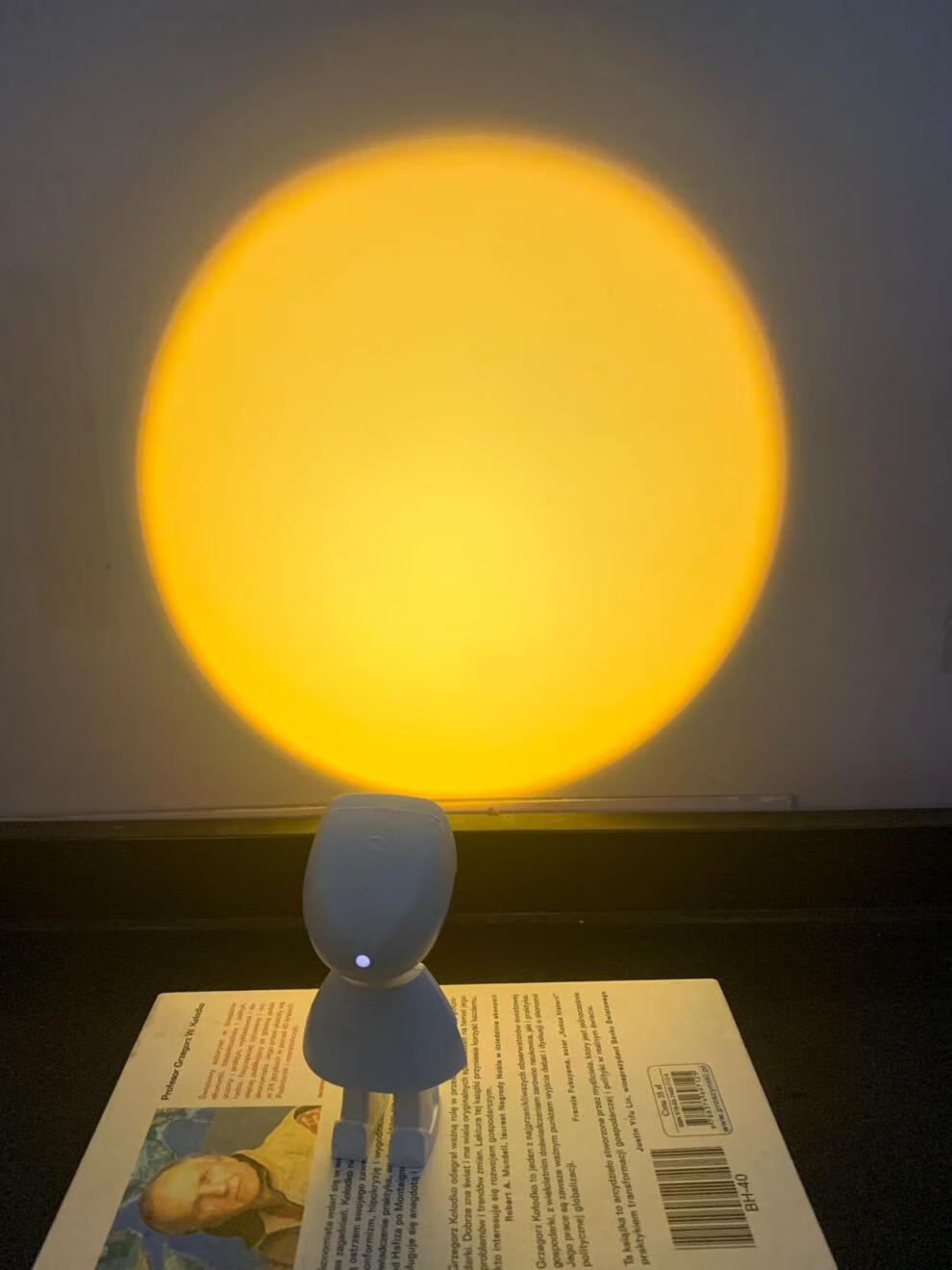 霜魄 落日氛围灯七夕情人节礼物送女朋友网红小人夕阳灯落日灯日落灯