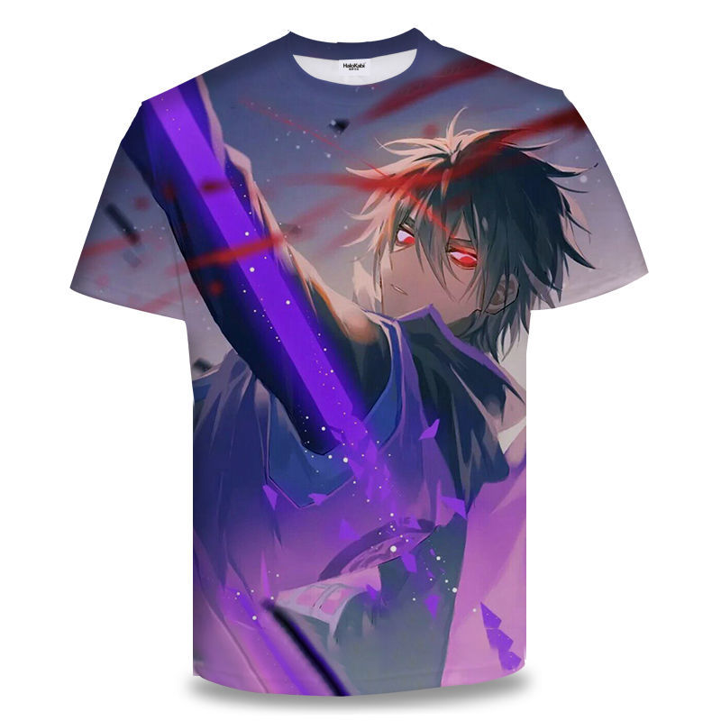 迪士尼儿童刺客伍六七567的衣服小孩子穿的男t恤短袖春夏装学生青少年