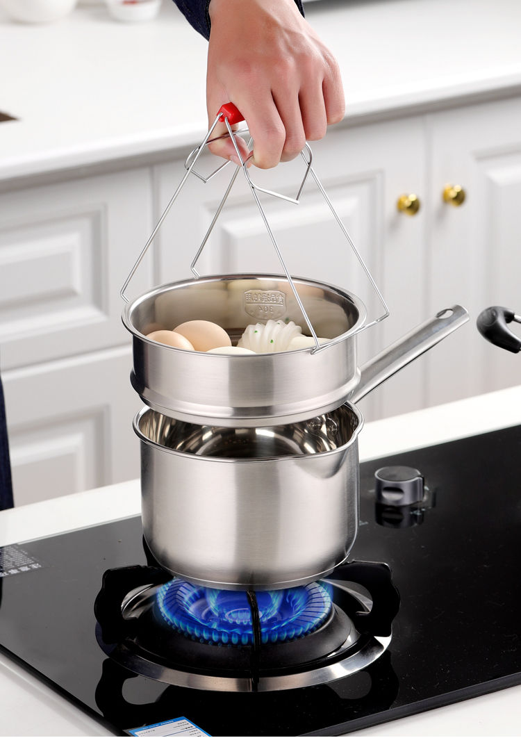 精选直发不锈钢锅架子厨房放锅架多层隔热炒锅架子火锅圈圆形置物架