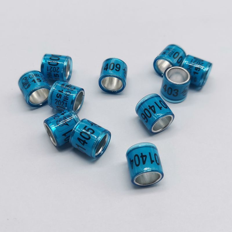 鸽子脚环鸽子用品用具信鸽足环赛鸽环2021年国内统一仿真环鸽子 21年