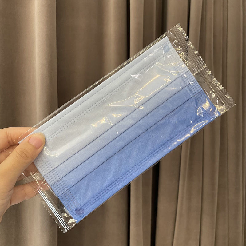 屿汐渐变色口罩彩虹夏季渐变口罩三层独立包装可爱少女心男女时尚博主