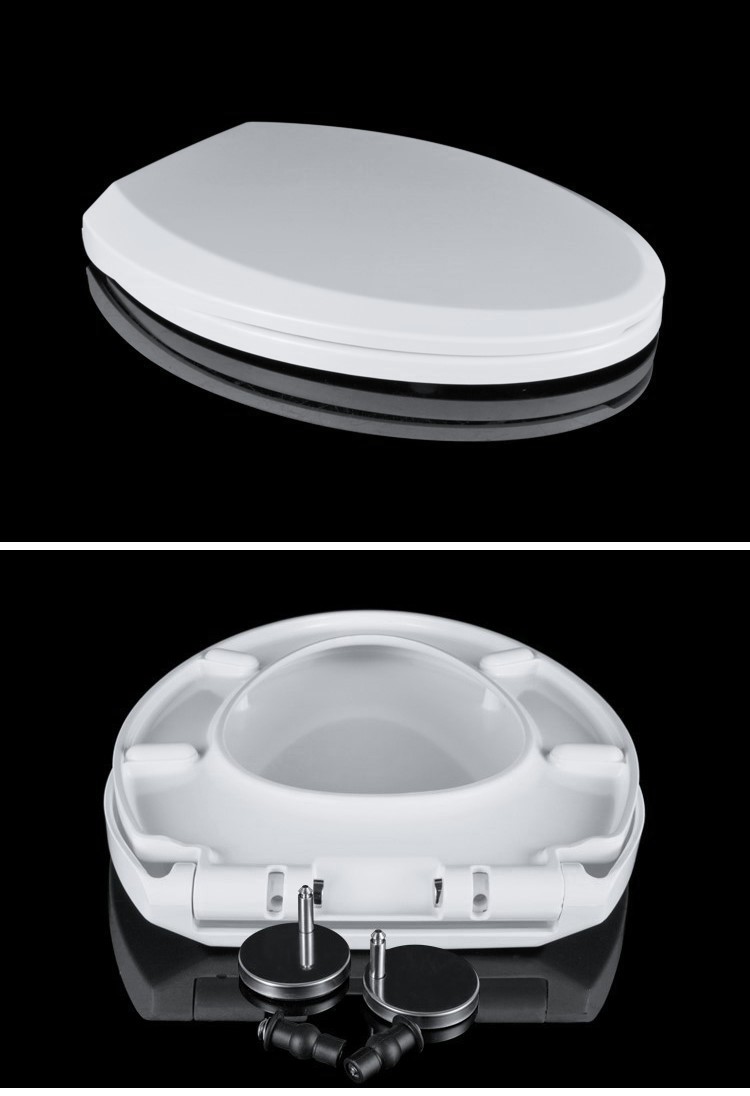 适配roca乐家脲醛阻尼马桶盖缓降加厚uvo型坐便盖通用厕所板1适配丹圣