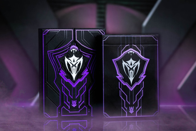 花切扑克牌魔术扑克牌雅典娜圣盾剑与盾开扇牌盒花切魔术扑克牌圣盾