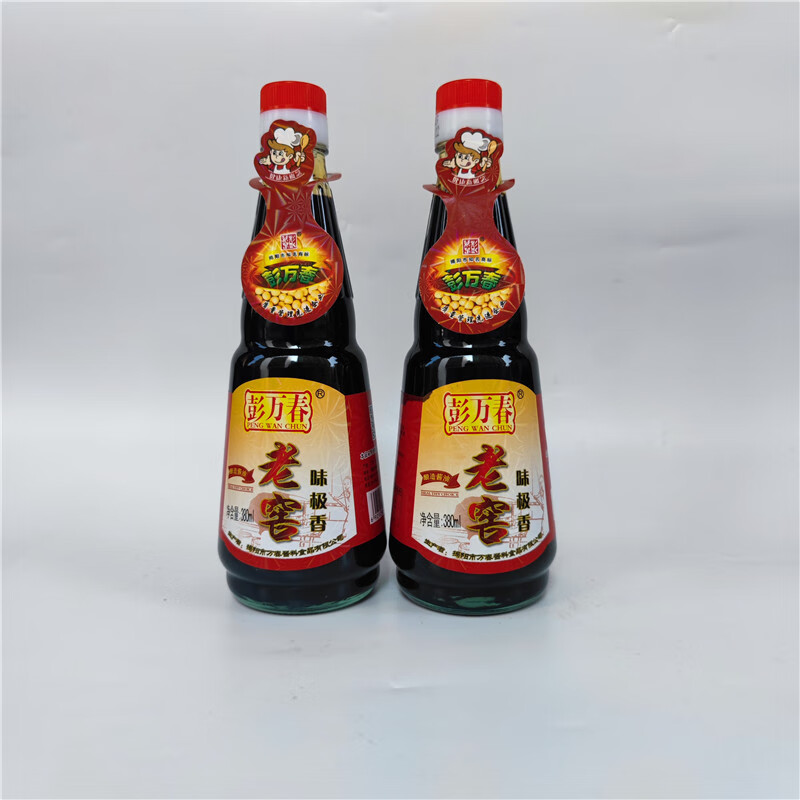 揭阳彭万春老窖味香鲜酱油酿造酱油红酱油咸香型整箱4瓶 3瓶【图片