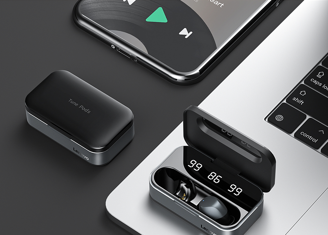 联想(lenovo) 蓝牙无线耳机ai语音适用于华为苹果小米通用运动跑步长